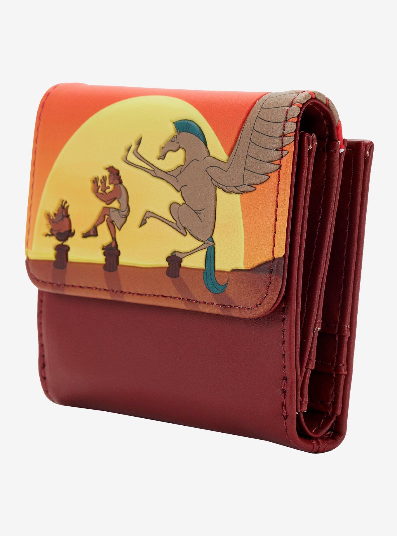 Loungefly Disney Hercules Sunset Training Mini Flap Wallet, , alternate