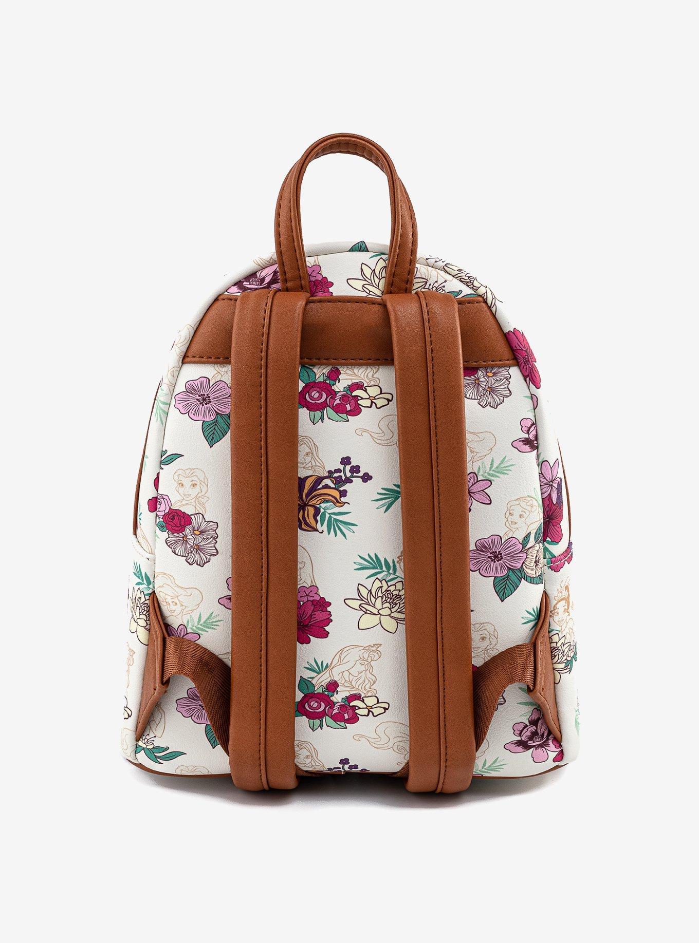 Loungefly Disney Princess Flowers Mini Backpack, , alternate