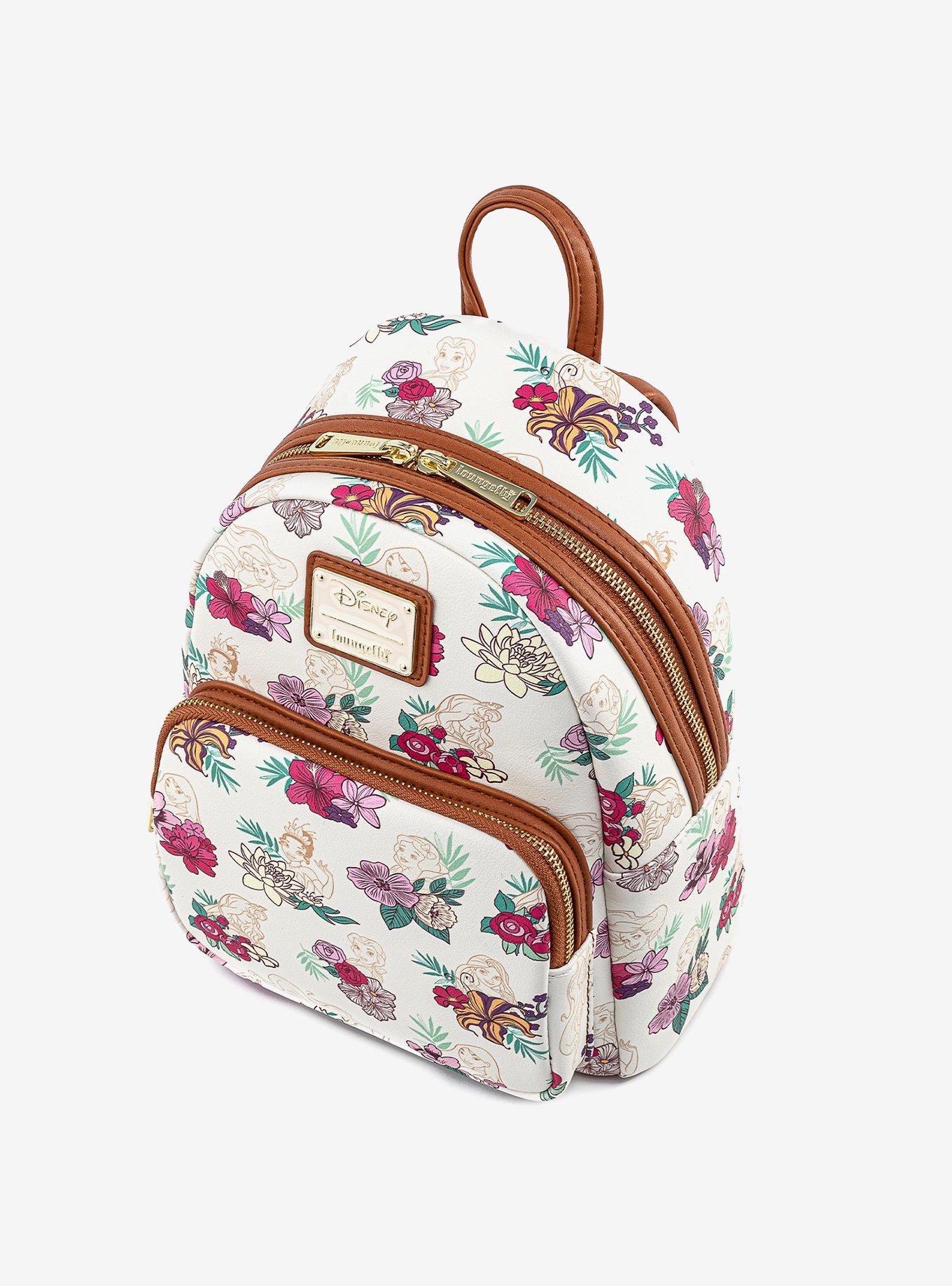 Loungefly Disney Princess Flowers Mini Backpack, , alternate