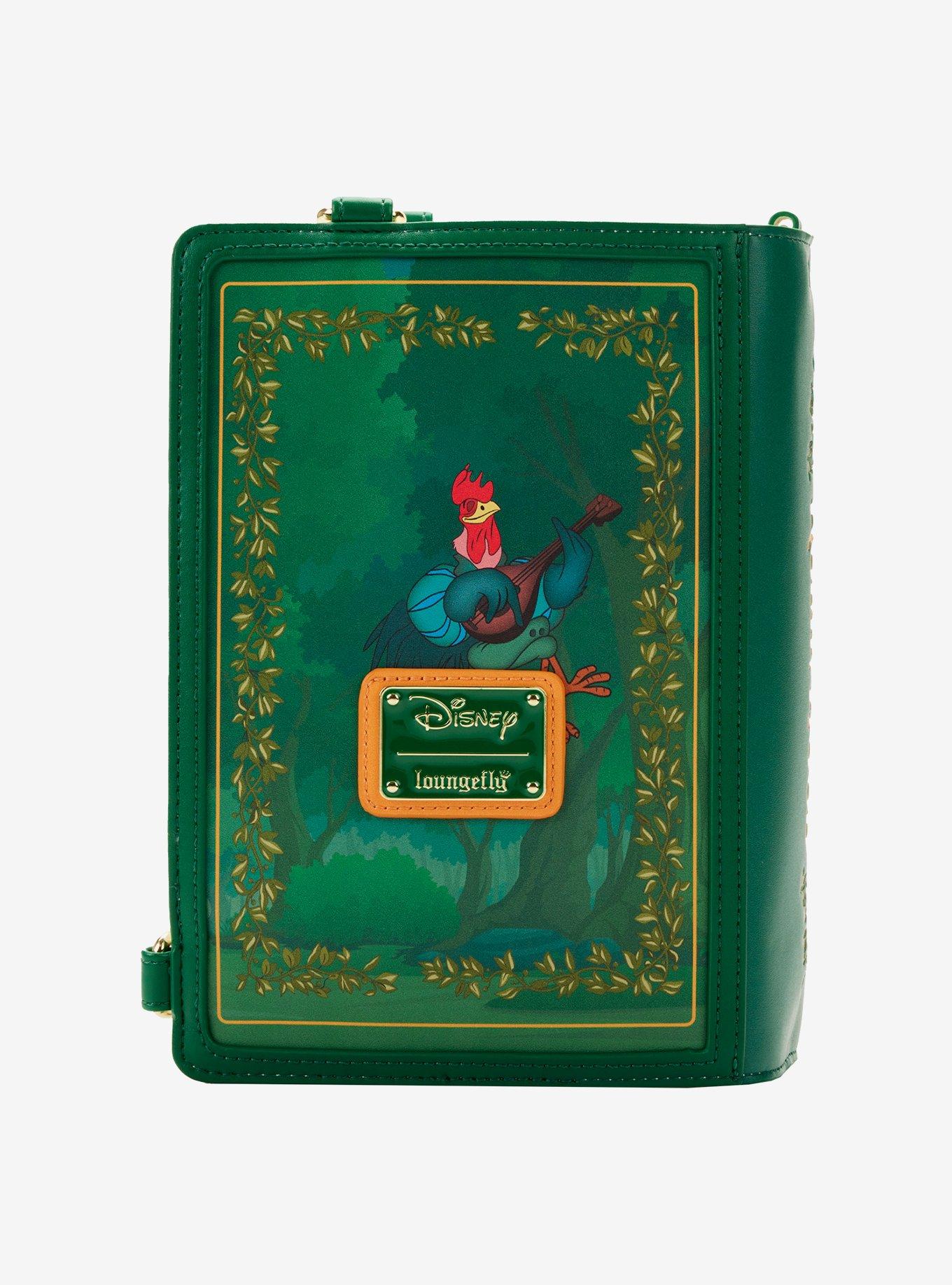 Loungefly Disney Robin Hood Book Convertible Crossbody Bag, , alternate