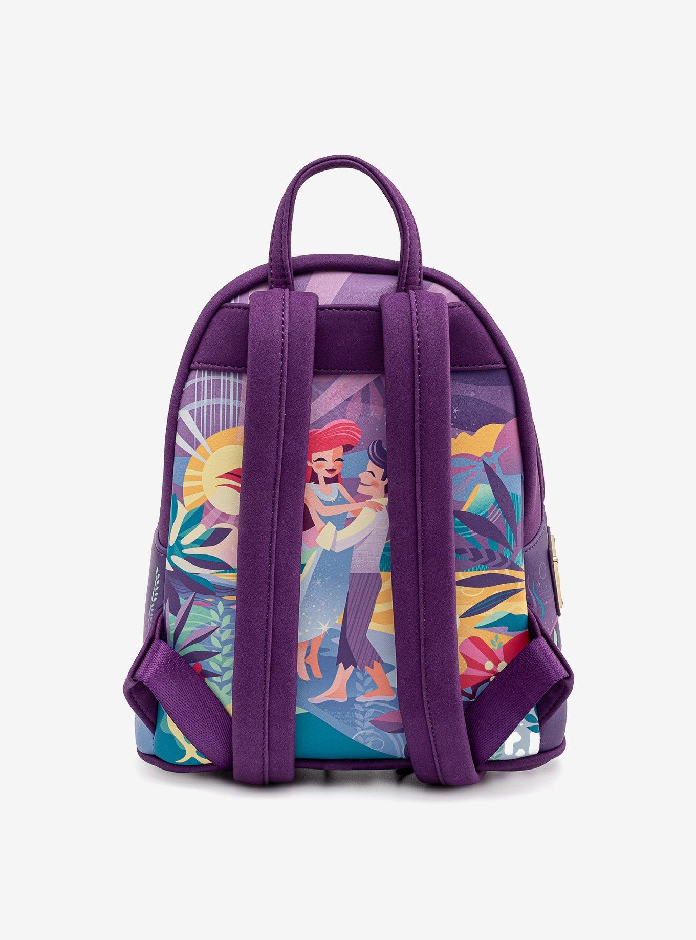 Loungefly Disney The Little Mermaid Ariel's Castle Mini Backpack, , alternate