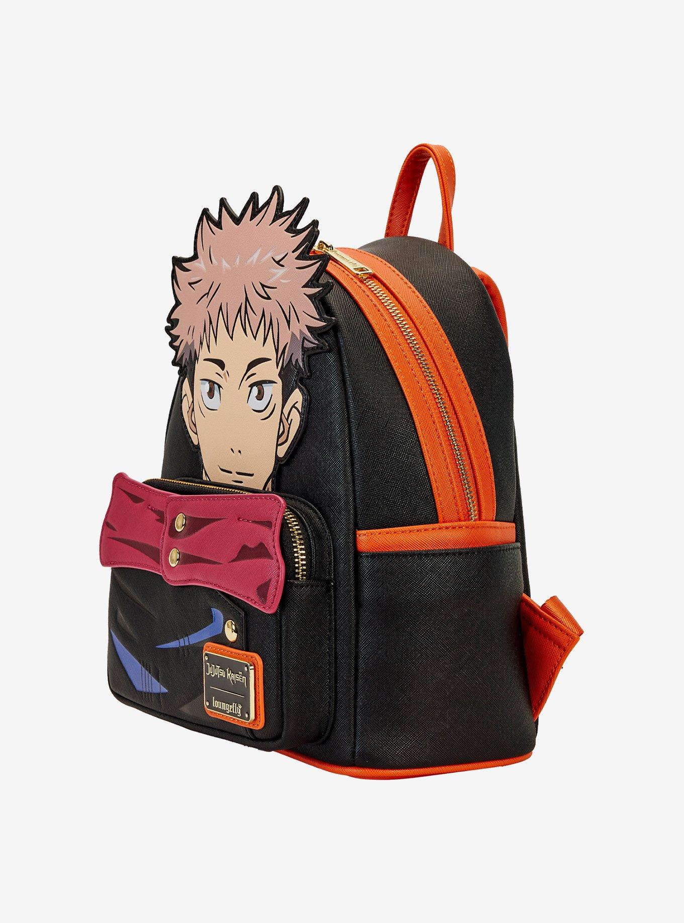 Jujutsu Kaisen Yuji Itadori Figural Mini Backpack, , alternate