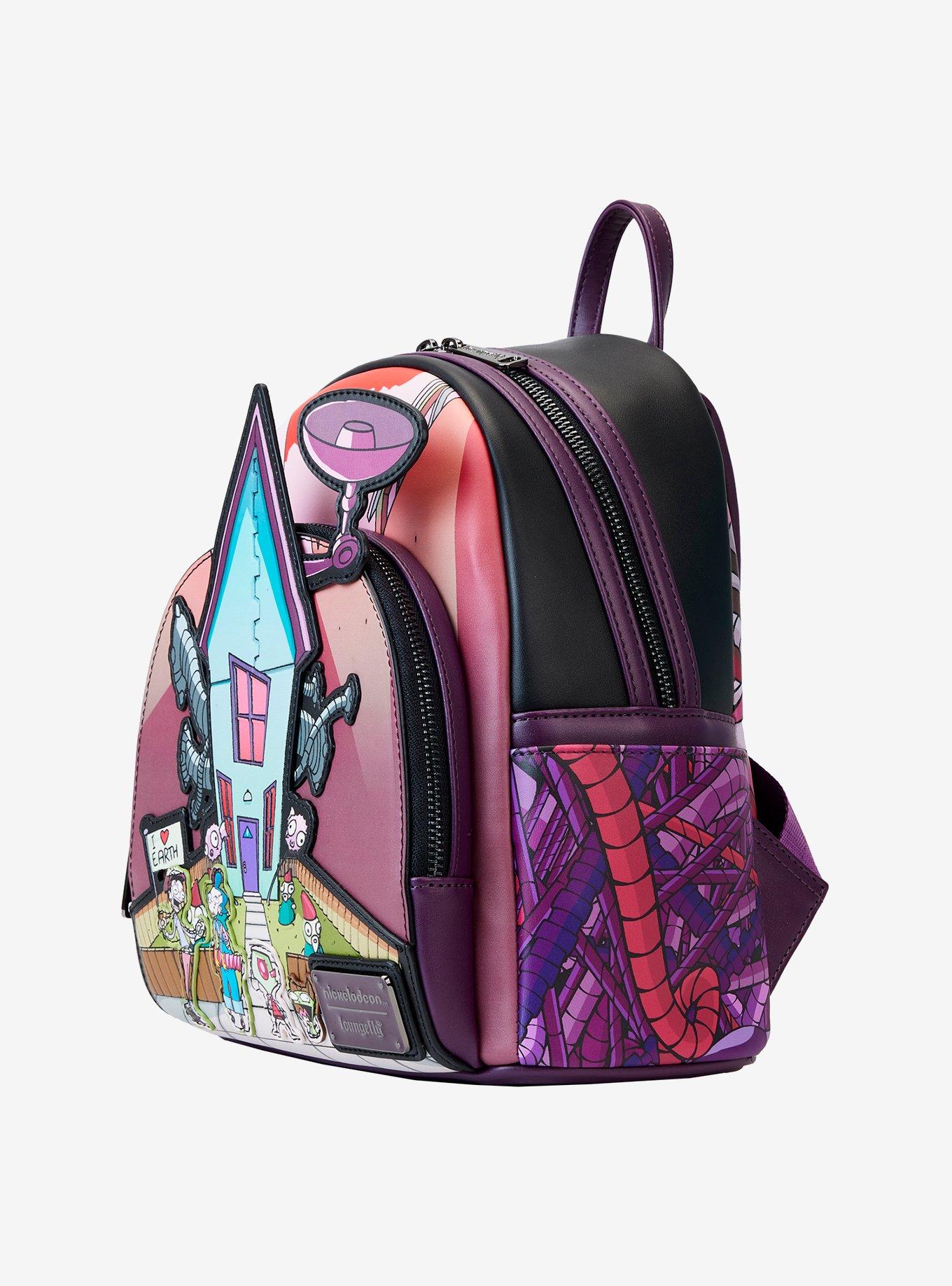 Loungefly Invader Zim Secret Lair Mini Backpack, , alternate