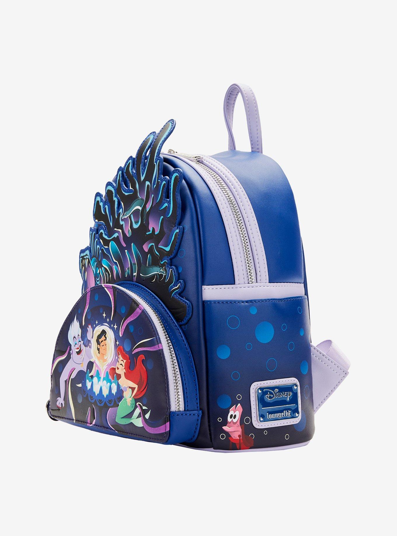 Loungefly Disney The Little Mermaid Ursula’s Lair Glow-In-The-Dark Mini Backpack, , alternate