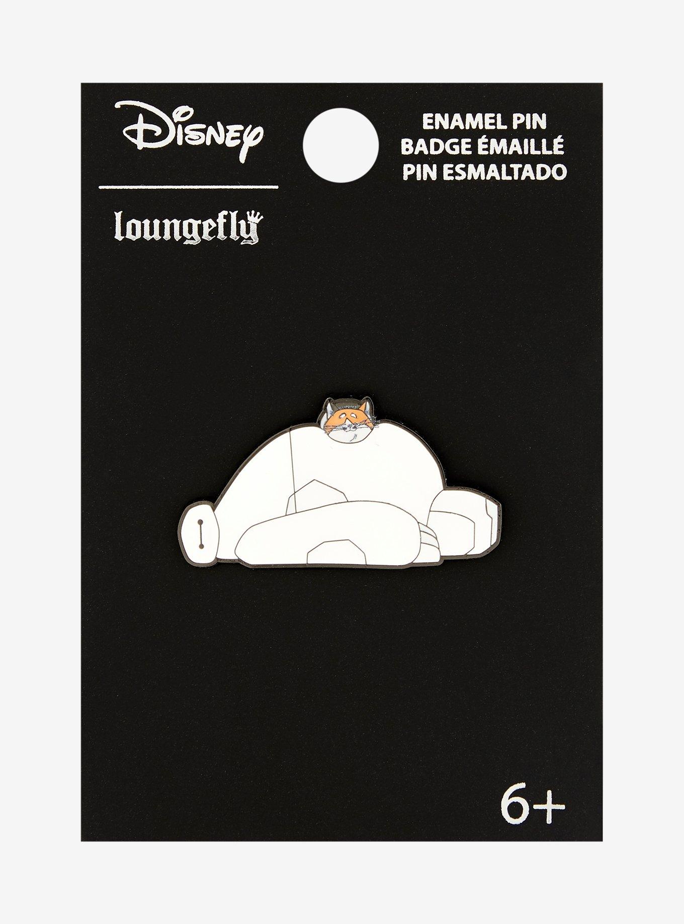 Loungefly Disney Big Hero 6 Baymax & Mochi Enamel Pin, , alternate