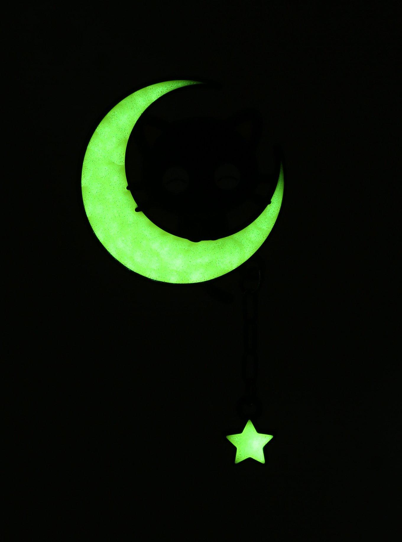 Loungefly Chococat Glow-In-The-Dark Moon Enamel Pin, , alternate