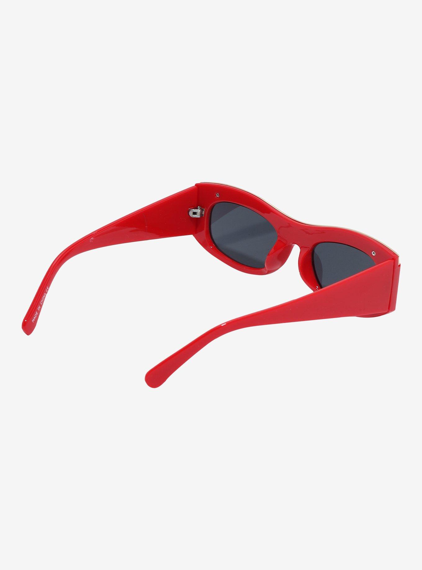 Red & Gold Sunglasses, , hi-res