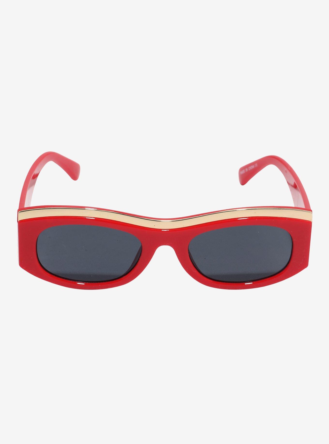 Red & Gold Sunglasses, , alternate