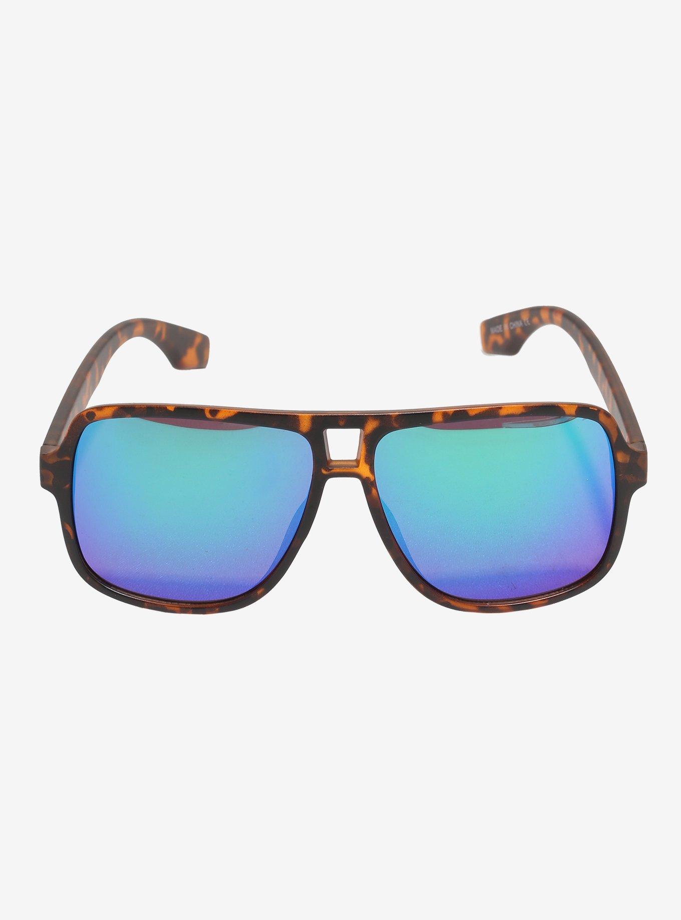 Tortoiseshell Aviator Sunglasses, , alternate