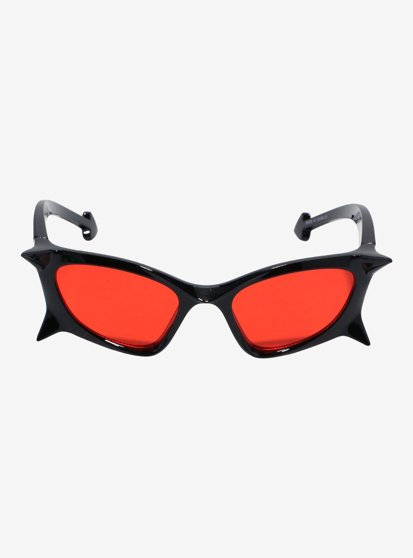 Black Spike Sunglasses, , alternate