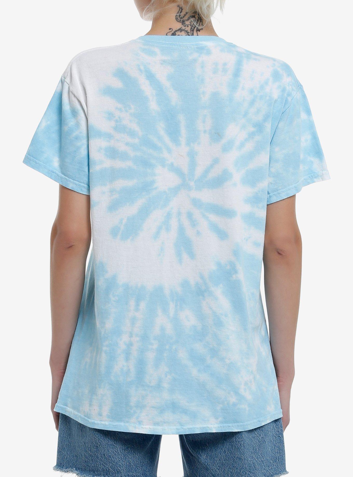 Hatsune Miku Blue Tie-Dye Boyfriend Fit Girls T-Shirt