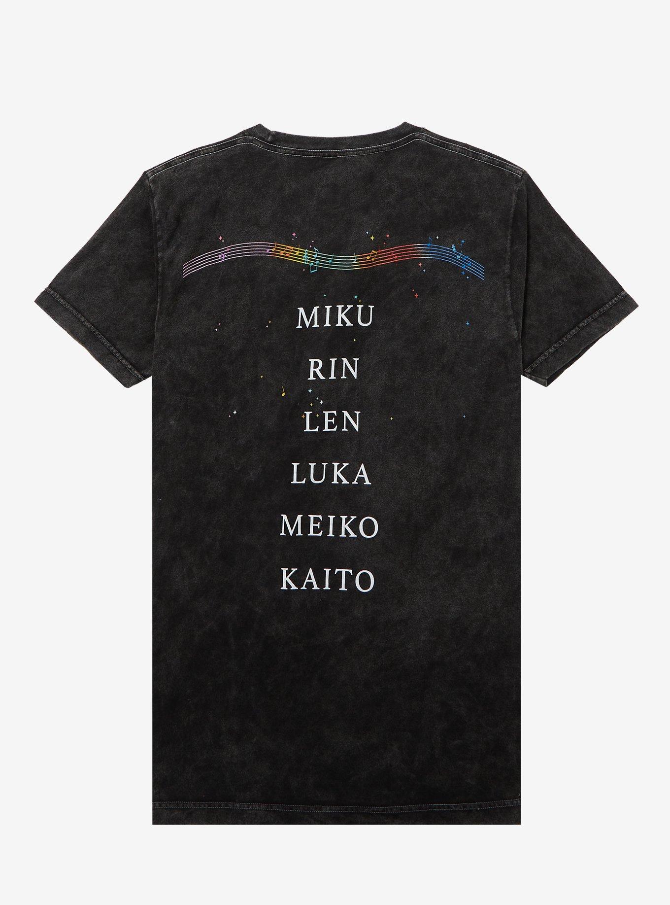 Hatsune Miku Virtual Singer Tour Dark Wash Boyfriend Fit Girls T-Shirt, , hi-res