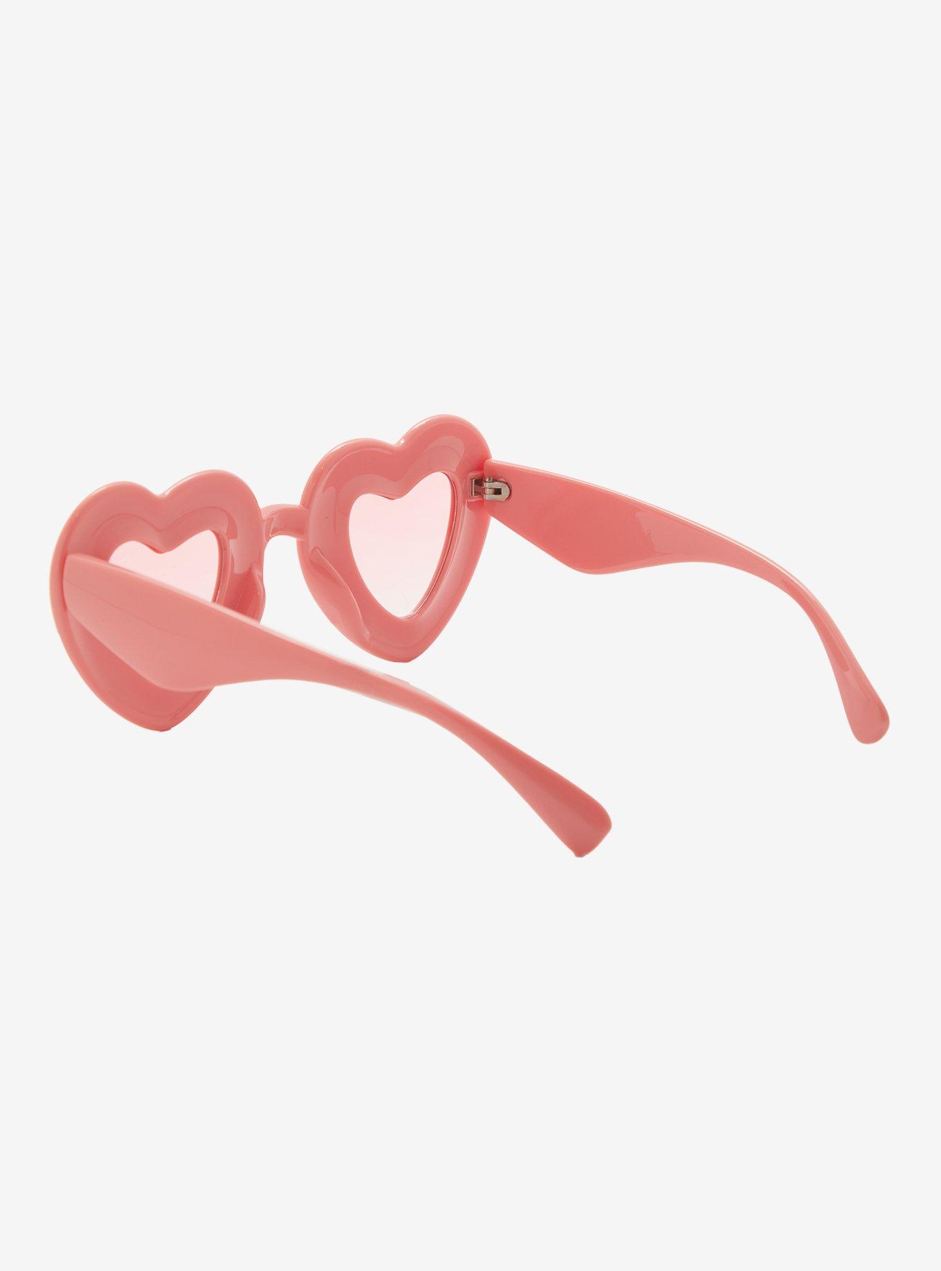 Pink Heart Sunglasses, , alternate