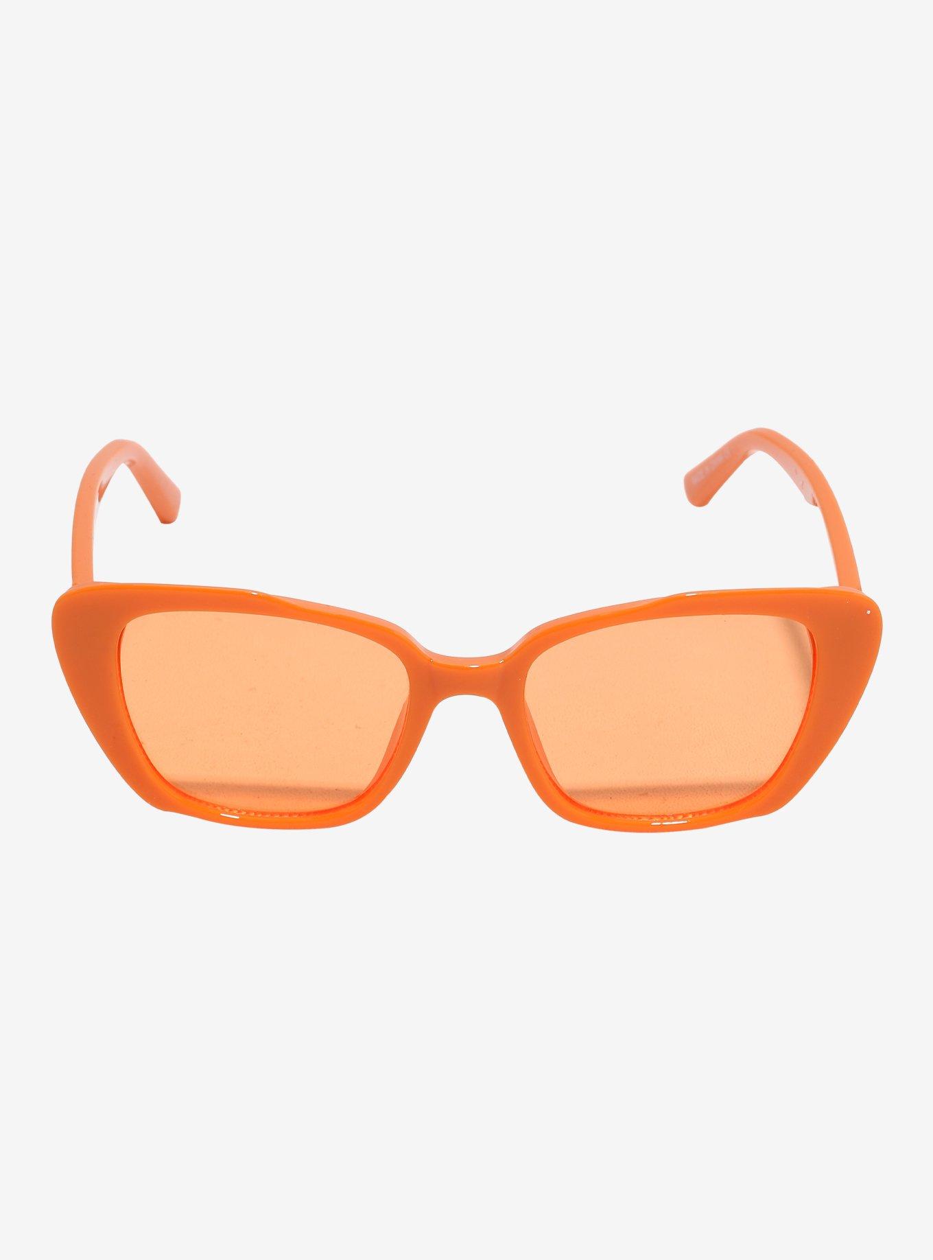 Orange Cat Eye Sunglasses, , alternate