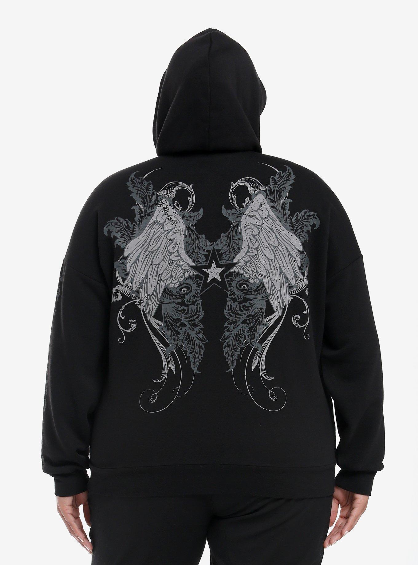 Social Collision Fallen Star Girls Hoodie Plus Size, , hi-res