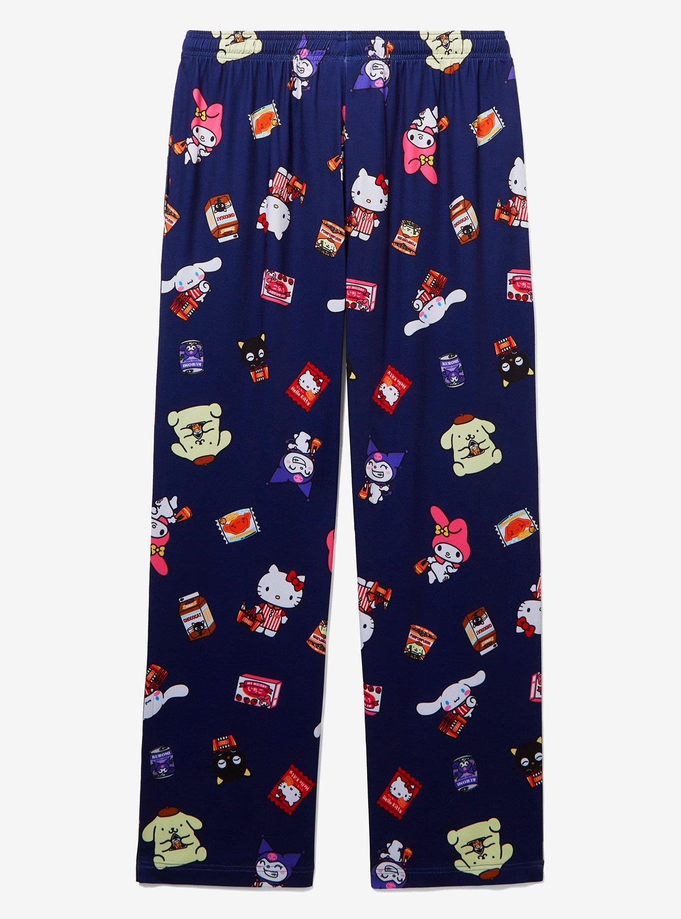 Sanrio Hello Kitty and Friends Kawaii Mart Allover Print Sleep Pants - BoxLunch Exclusive, NAVY, alternate