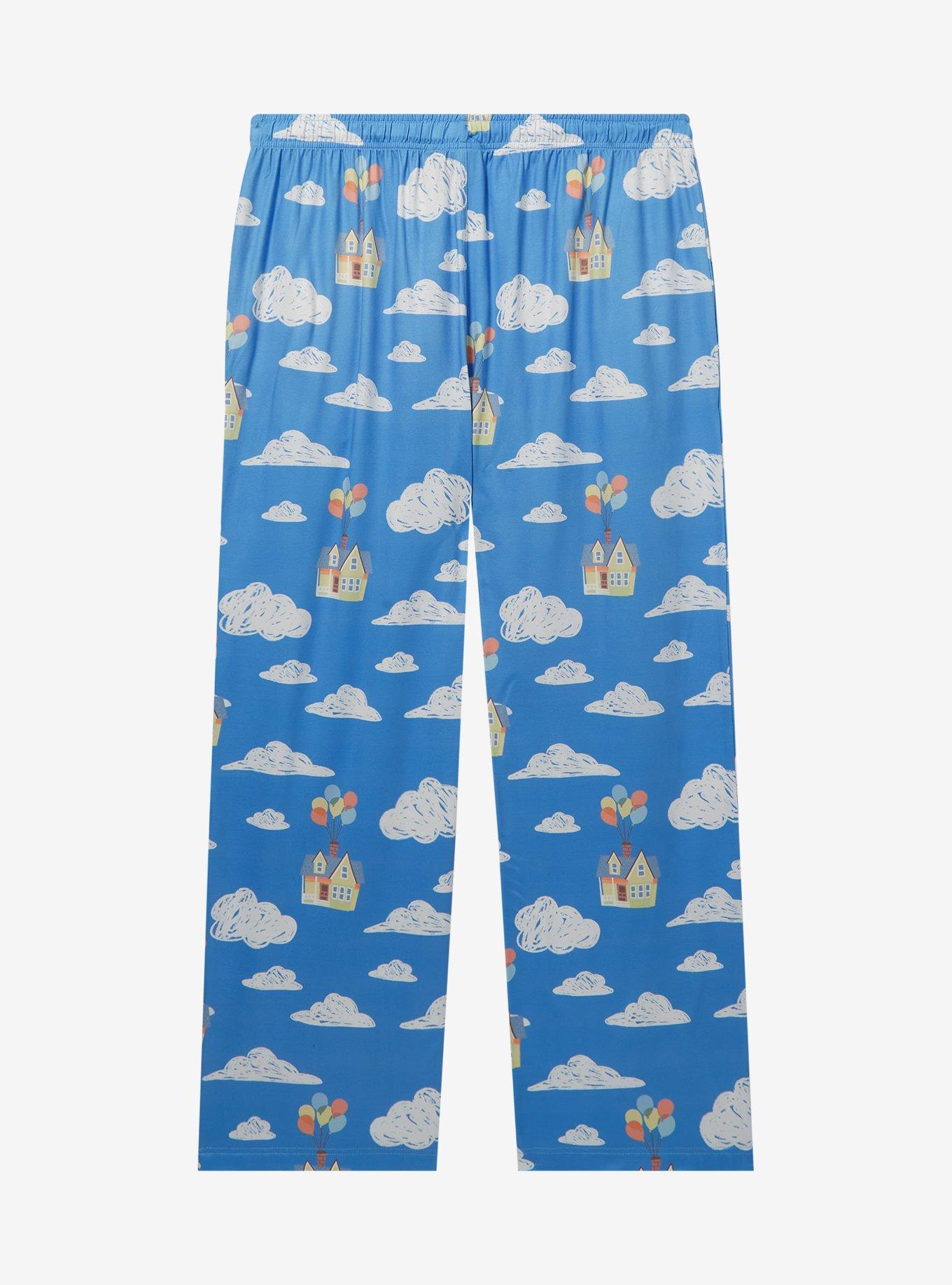 Disney Pixar Up House Sky Allover Print Women's Plus Size Sleep Pants — BoxLunch Exclusive, , hi-res