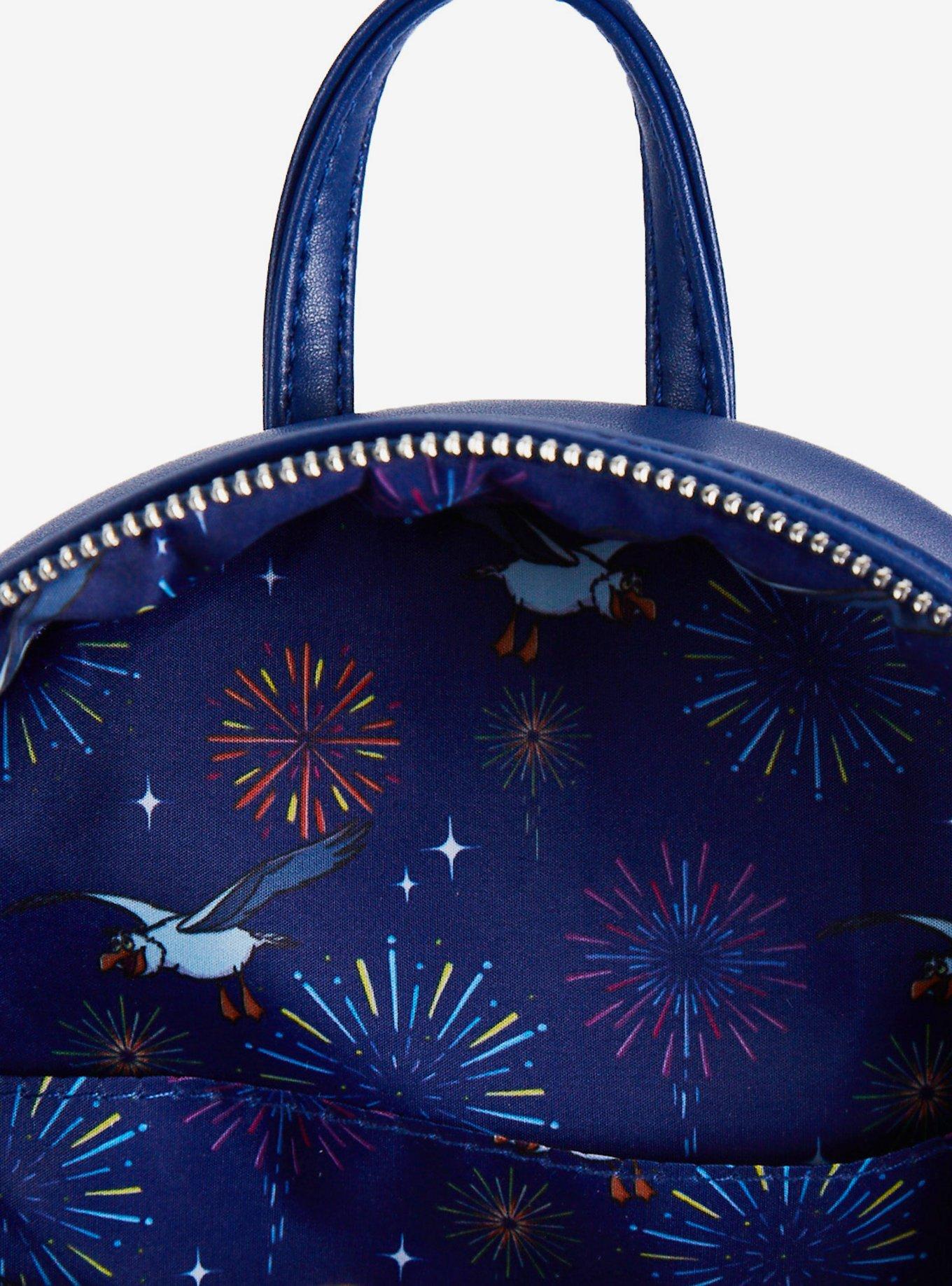Loungefly Disney The Little Mermaid Ariel Fireworks Glow & Light-Up Mini Backpack, , alternate