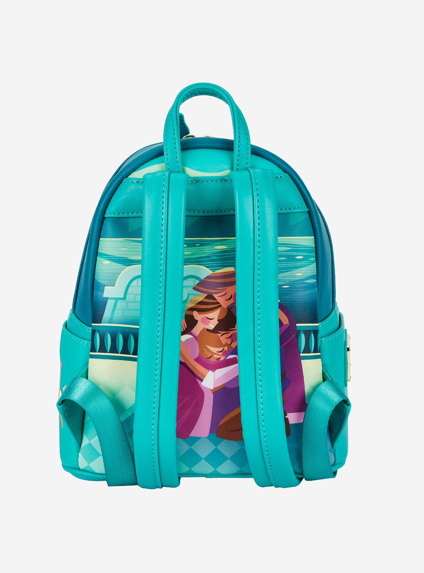 Loungefly Disney Tangled Rapunzel Castle Glow-In-The-Dark Mini Backpack, , alternate