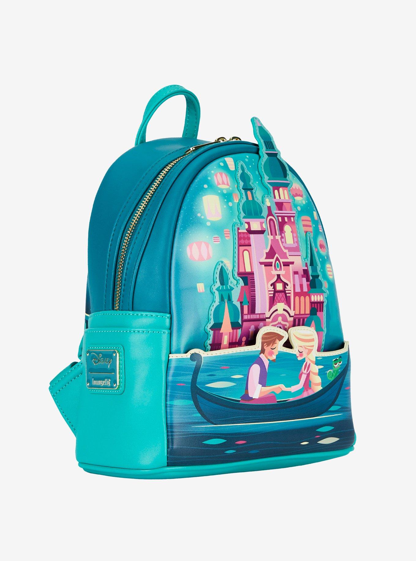 Loungefly Disney Tangled Rapunzel Castle Glow-In-The-Dark Mini Backpack, , alternate