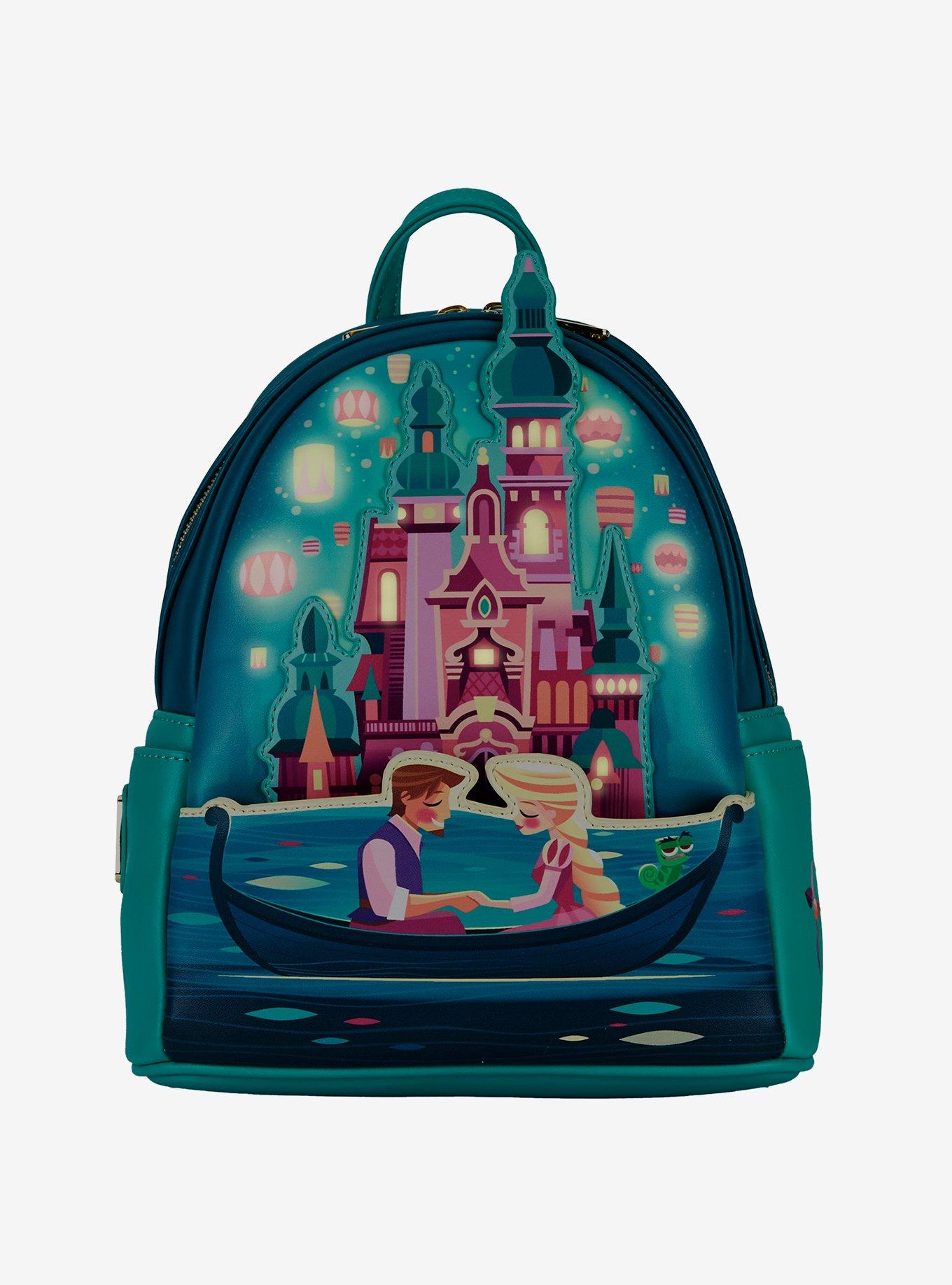 Loungefly Disney Tangled Rapunzel Castle Glow-In-The-Dark Mini Backpack, , alternate