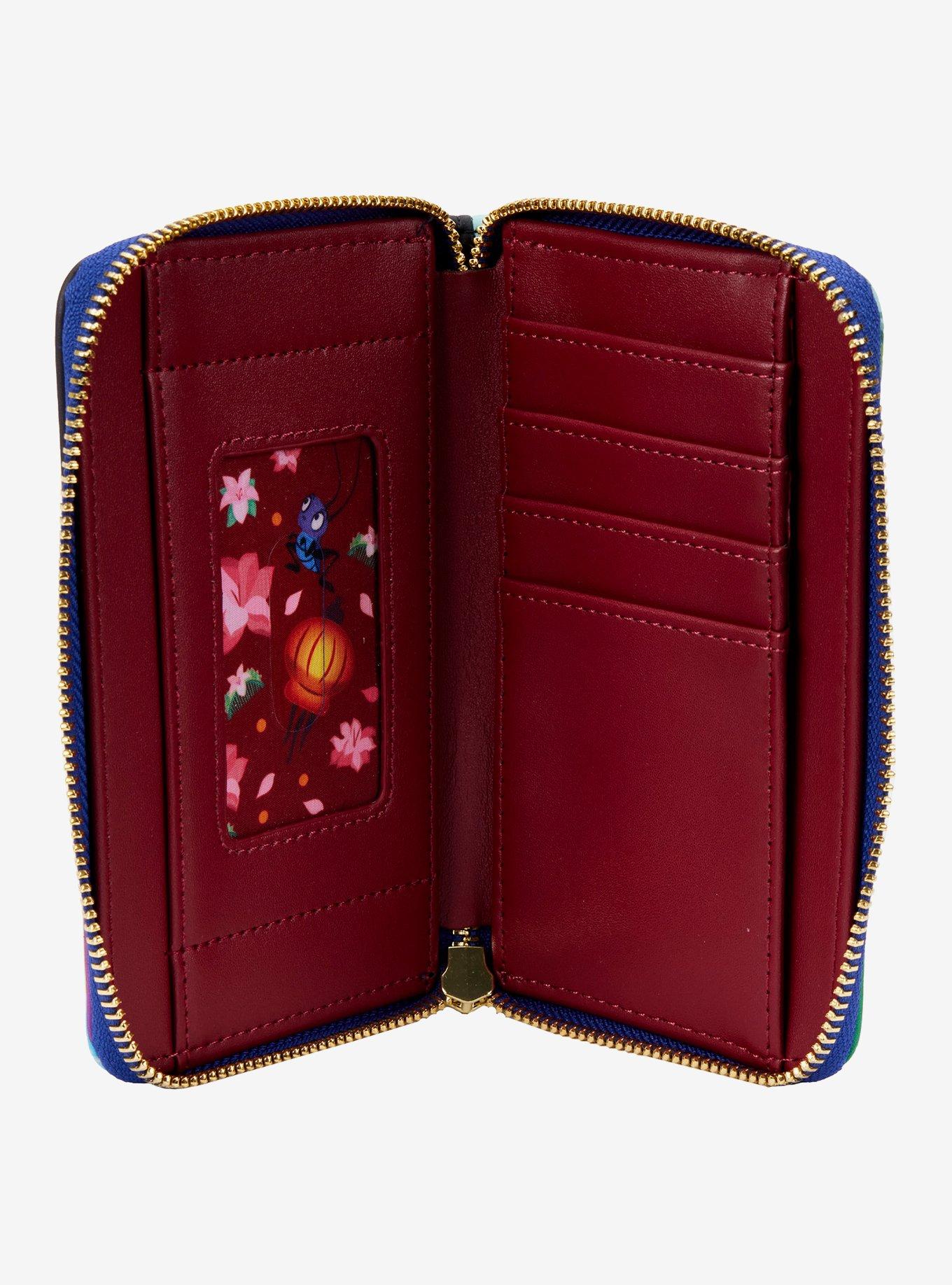 Loungefly Disney Mulan Castle Zipper Wallet, , alternate