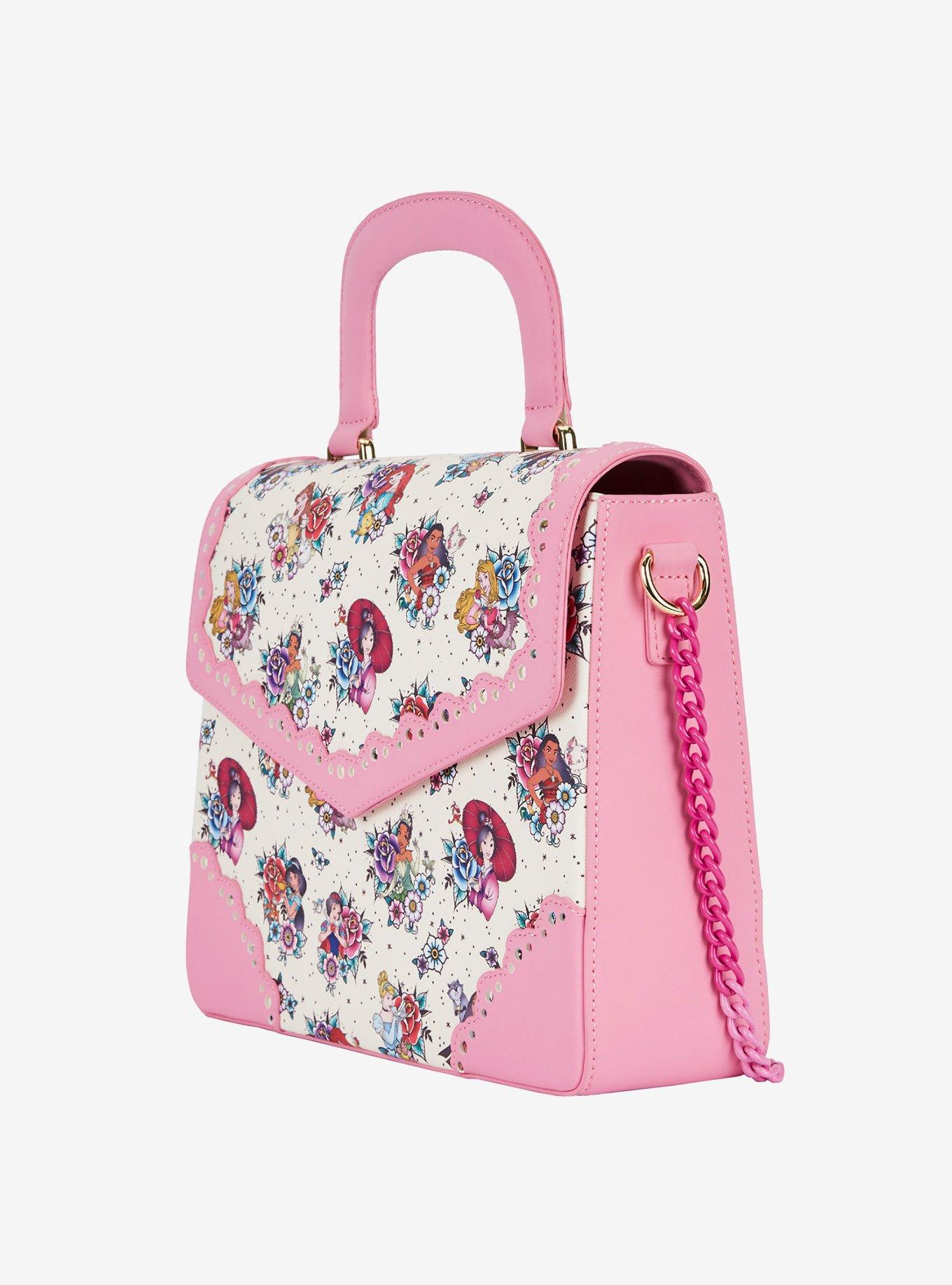 Loungefly Disney Princess Tattoo Crossbody Bag, , alternate