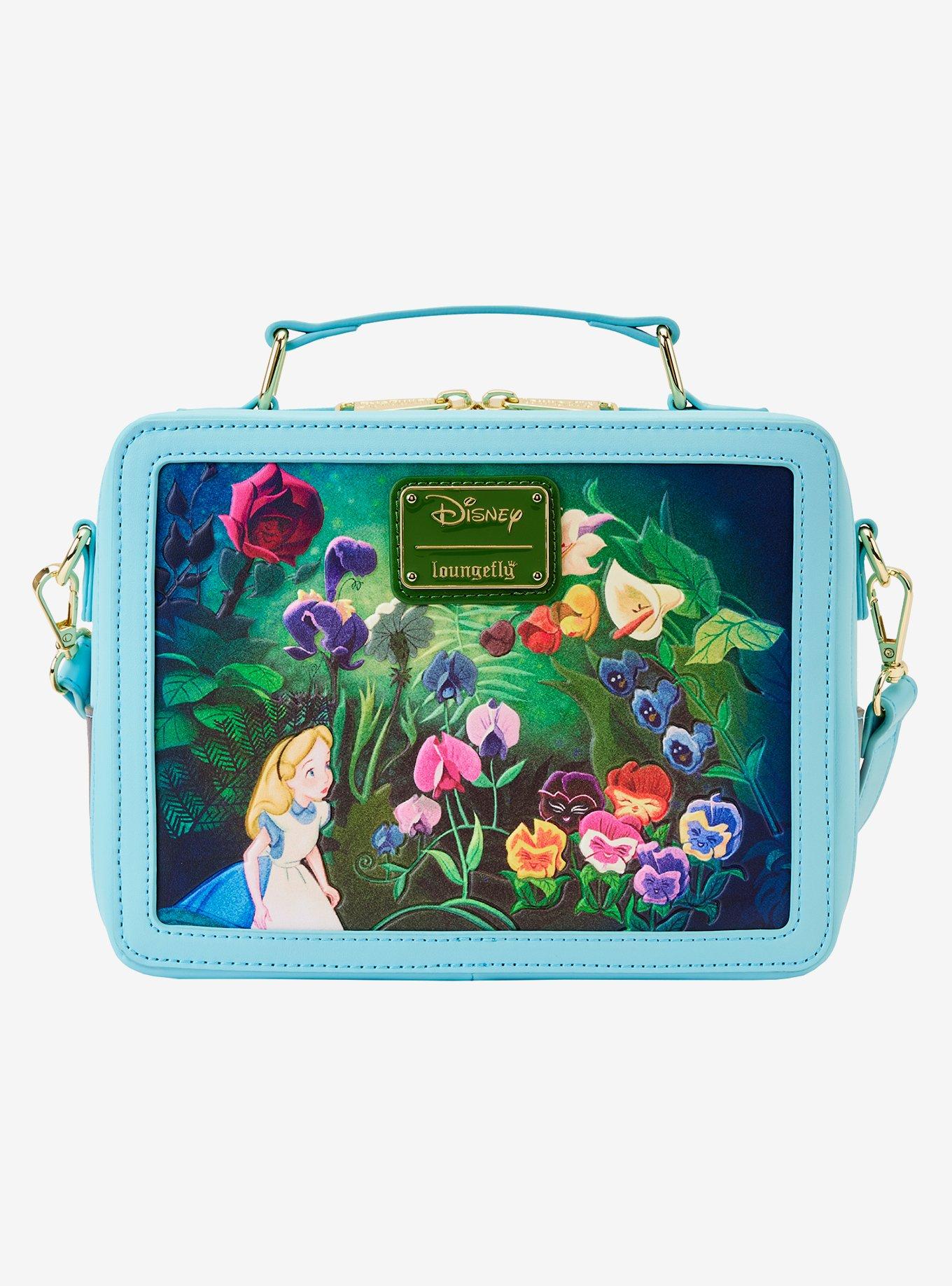 Loungefly Disney Alice In Wonderland Scenes Lunch Box Crossbody Bag, , alternate
