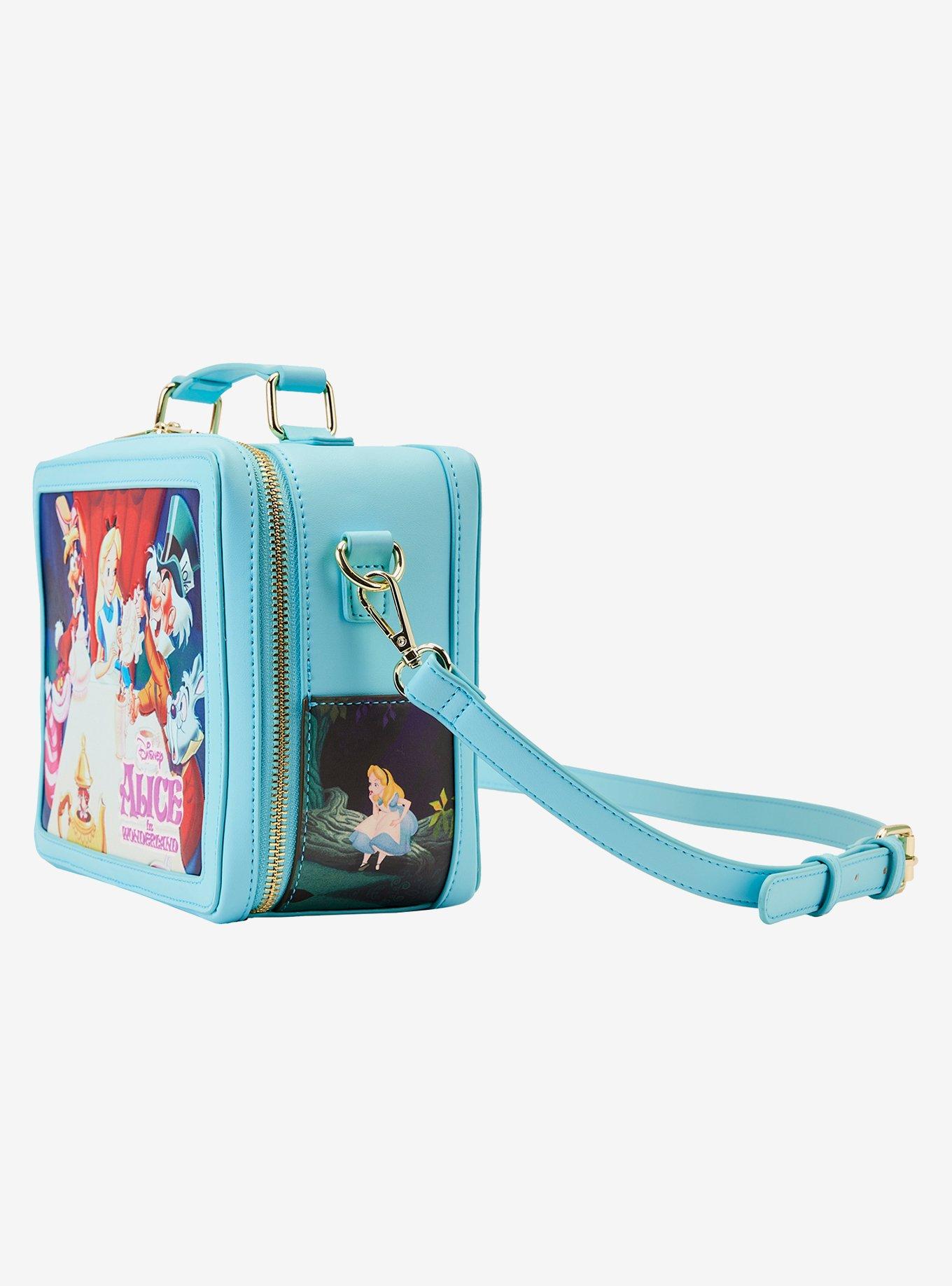 Loungefly Disney Alice In Wonderland Scenes Lunch Box Crossbody Bag, , alternate