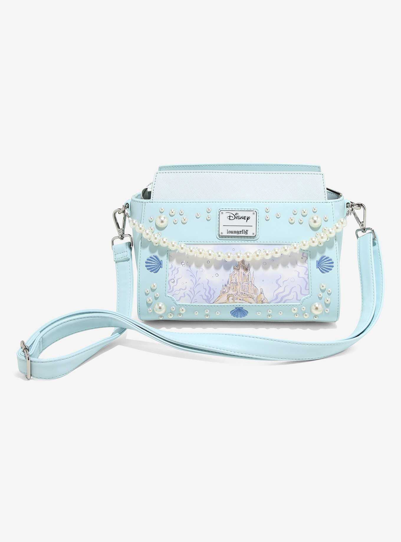 Loungefly Disney The Little Mermaid Ariel Pearl Portrait Crossbody Bag - BoxLunch Exclusive, , hi-res