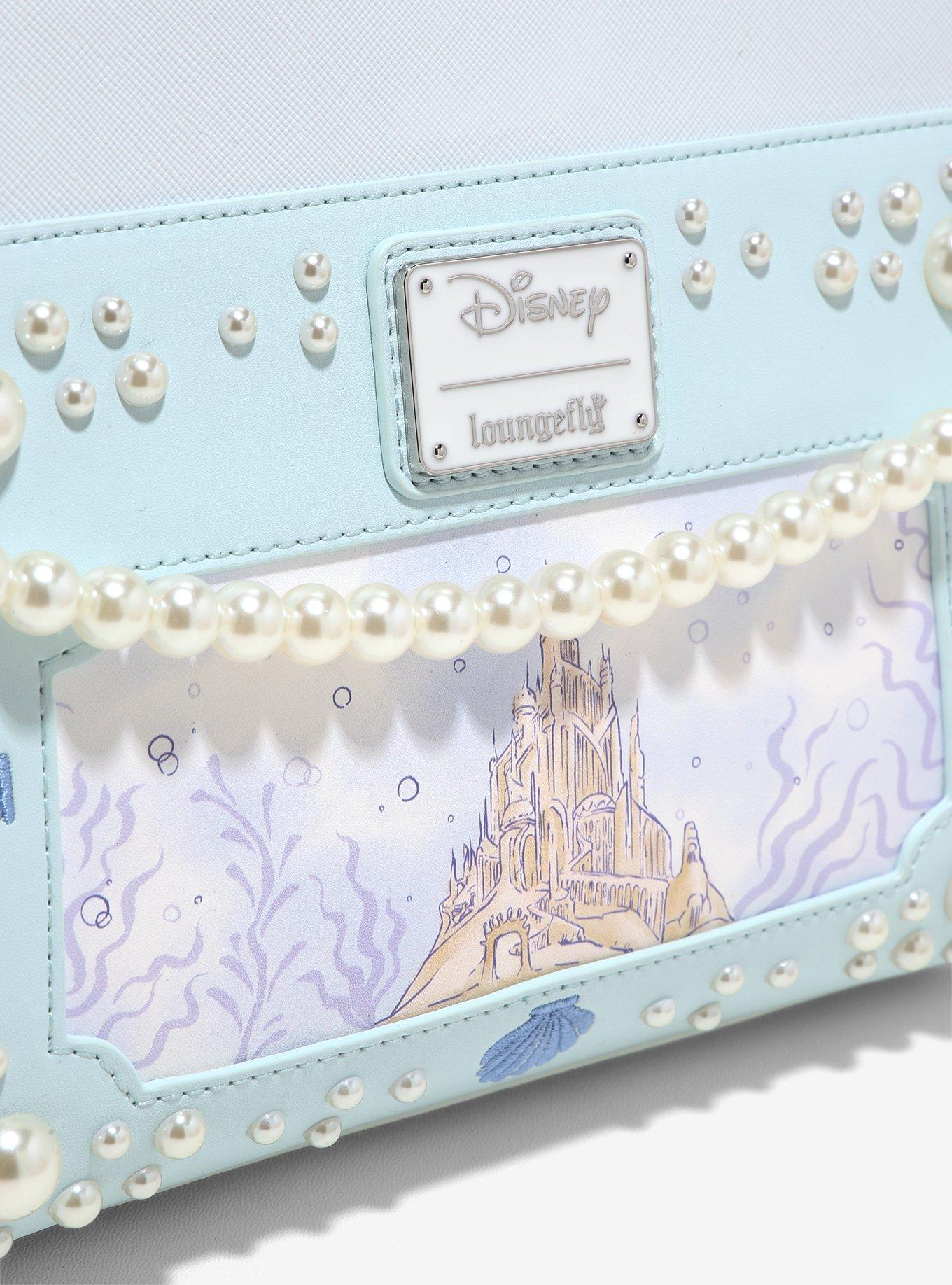 Loungefly Disney The Little Mermaid Ariel Pearl Portrait Crossbody Bag - BoxLunch Exclusive