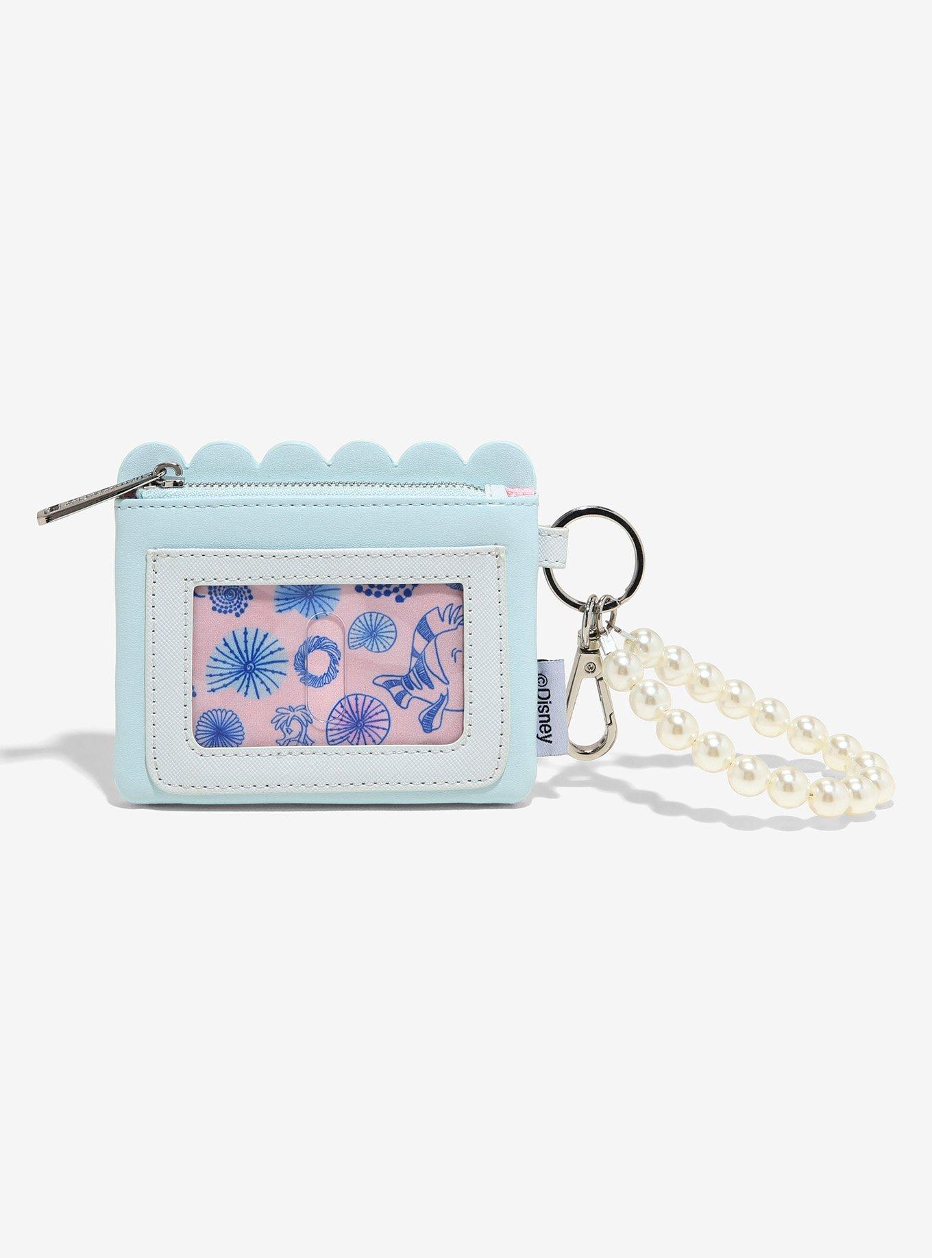 Loungefly Disney The Little Mermaid Ariel & Flounder Pearl Chain Cardholder — BoxLunch Exclusive, , alternate