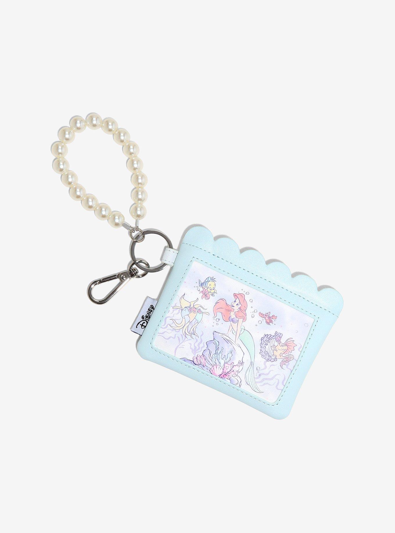 Loungefly Disney The Little Mermaid Ariel & Flounder Pearl Chain Cardholder — BoxLunch Exclusive