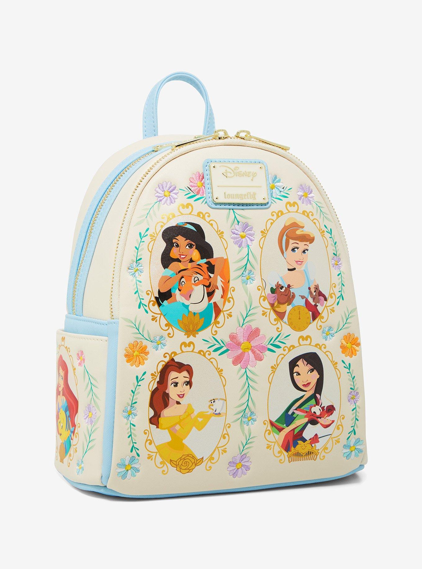 Loungefly Disney Princess Frame Glitter Mini Backpack — BoxLunch Exclusive, , hi-res