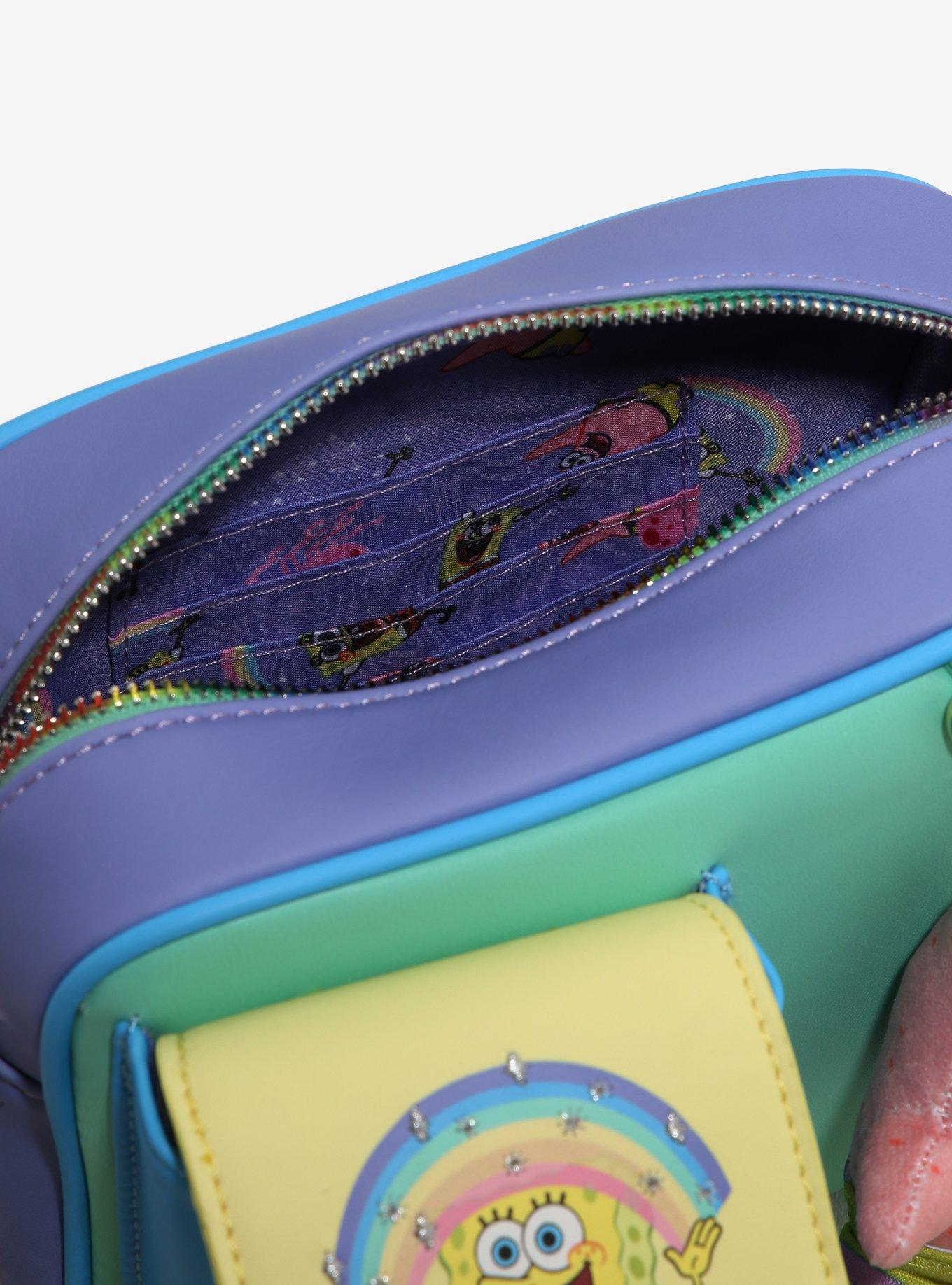 SpongeBob SquarePants Patrick & SpongeBob Color Block Crossbody Bag ...