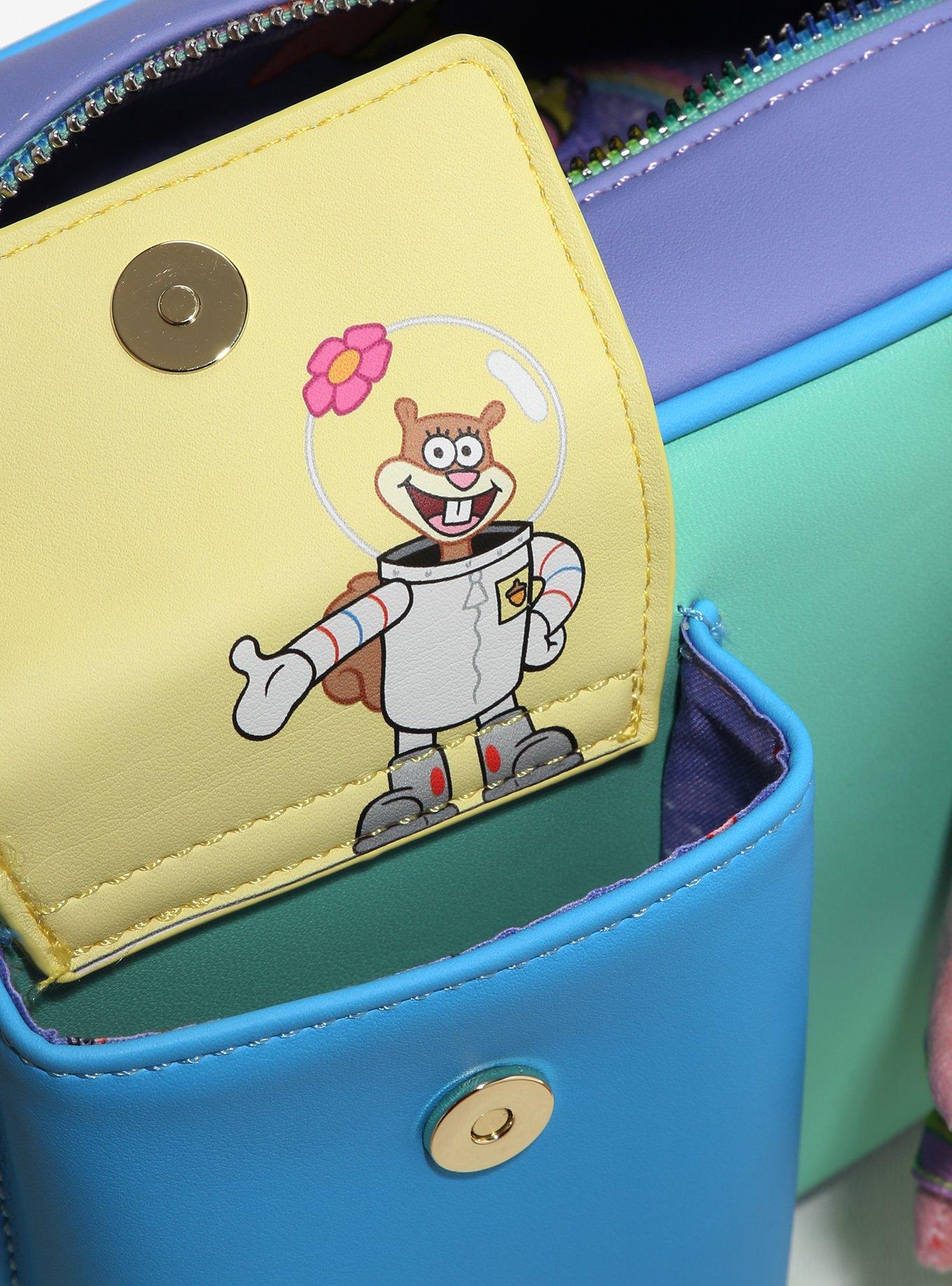 SpongeBob SquarePants Patrick & SpongeBob Color Block Crossbody Bag - BoxLunch Exclusive, , alternate