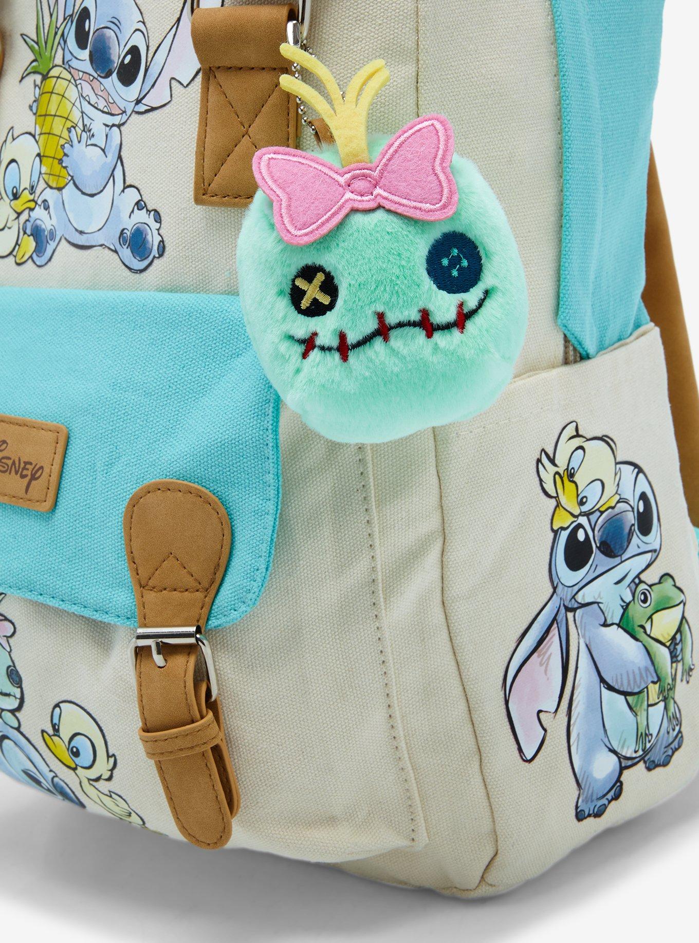 Disney Lilo & Stitch Duckling, Scrump, & Stitch Buckle Backpack — BoxLunch Exclusive, , alternate
