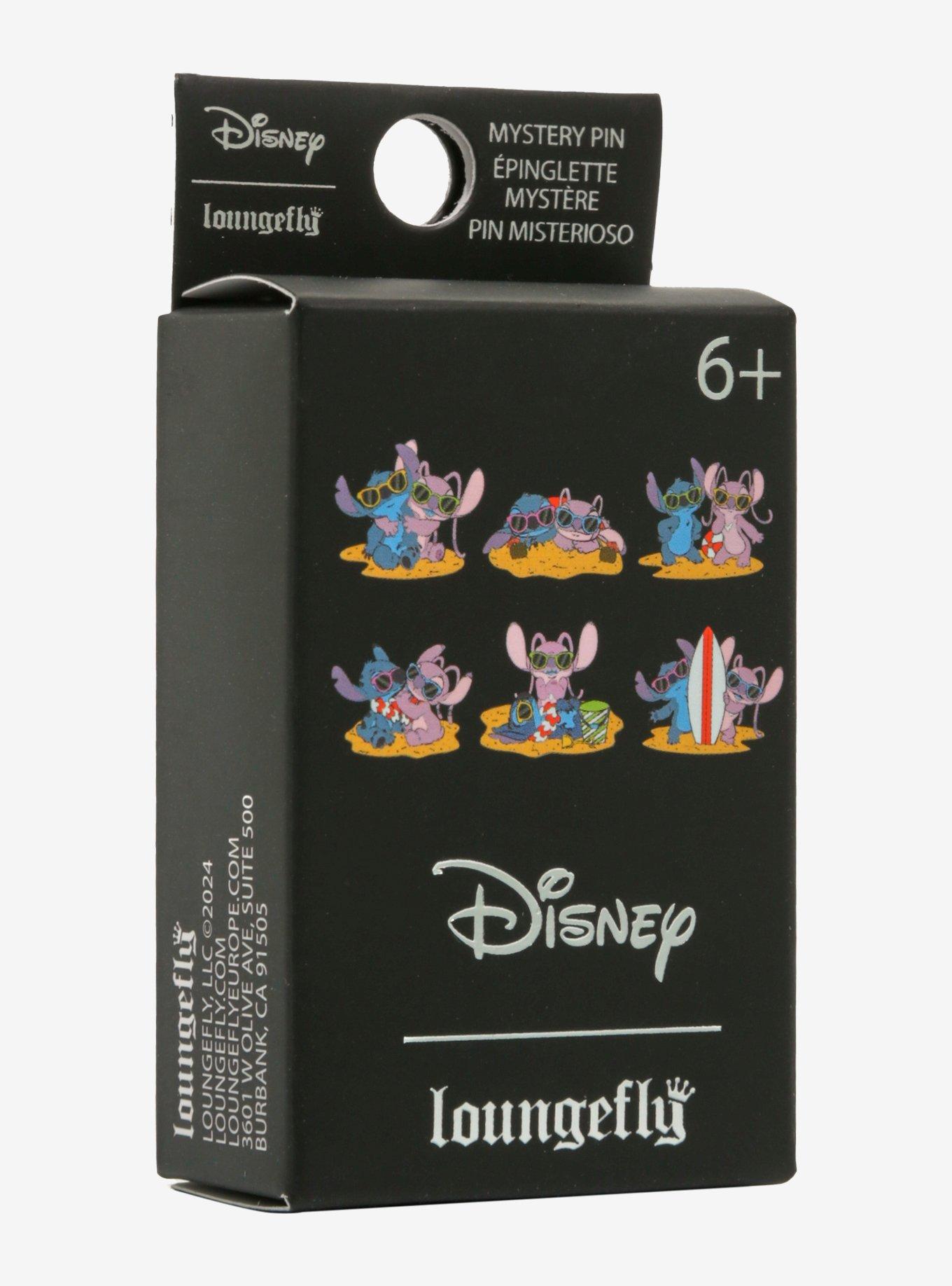 Loungefly Disney Stitch & Angel Beach Blind Box Enamel Pin, , alternate