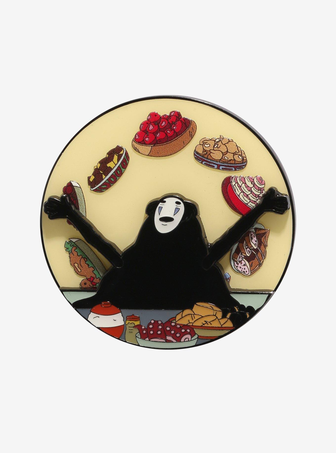 Loungefly Studio Ghibli® Spirited Away No-Face Food Spinner Enamel Pin, , alternate