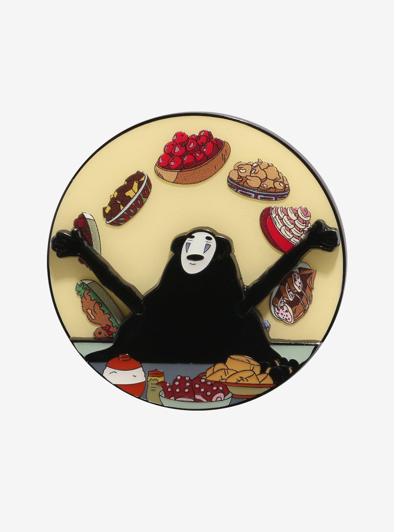 Loungefly Studio Ghibli® Spirited Away No-Face Food Spinner Enamel Pin, , hi-res