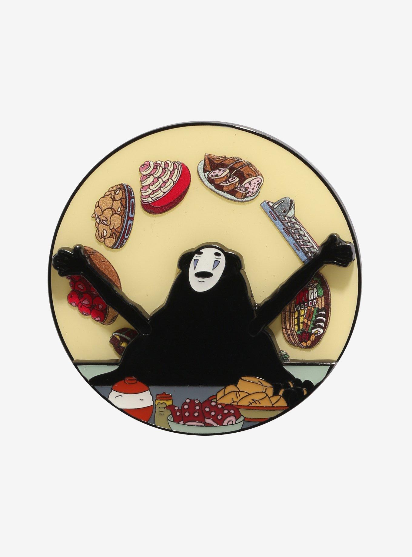 Loungefly Studio Ghibli® Spirited Away No-Face Food Spinner Enamel Pin, , alternate