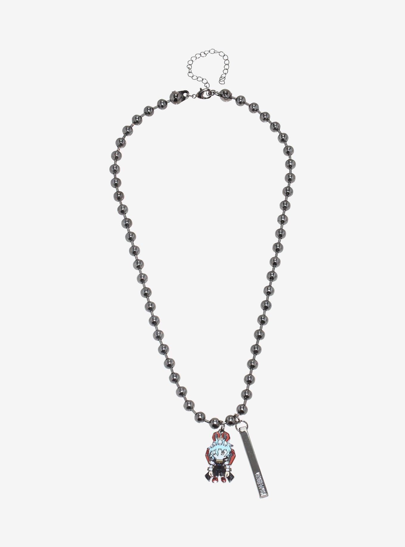 My Hero Academia Chibi Shigaraki Ball Chain Necklace, , hi-res