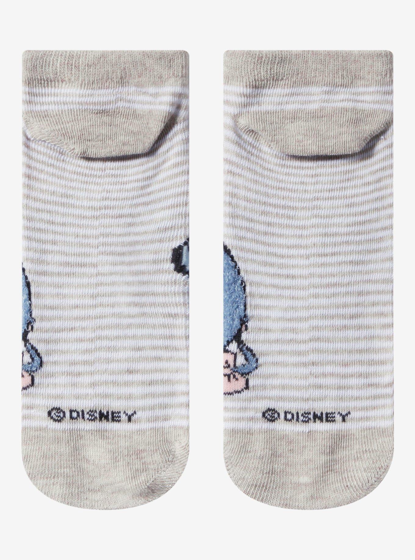 Disney Winnie The Pooh Eeyore Perfect Day No-Show Socks, , alternate