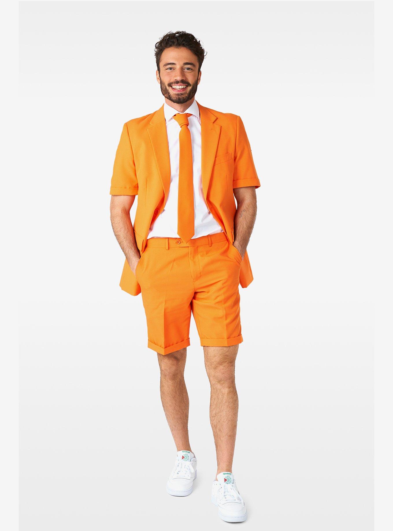 The Orange Summer Short Suit, ORANGE, alternate