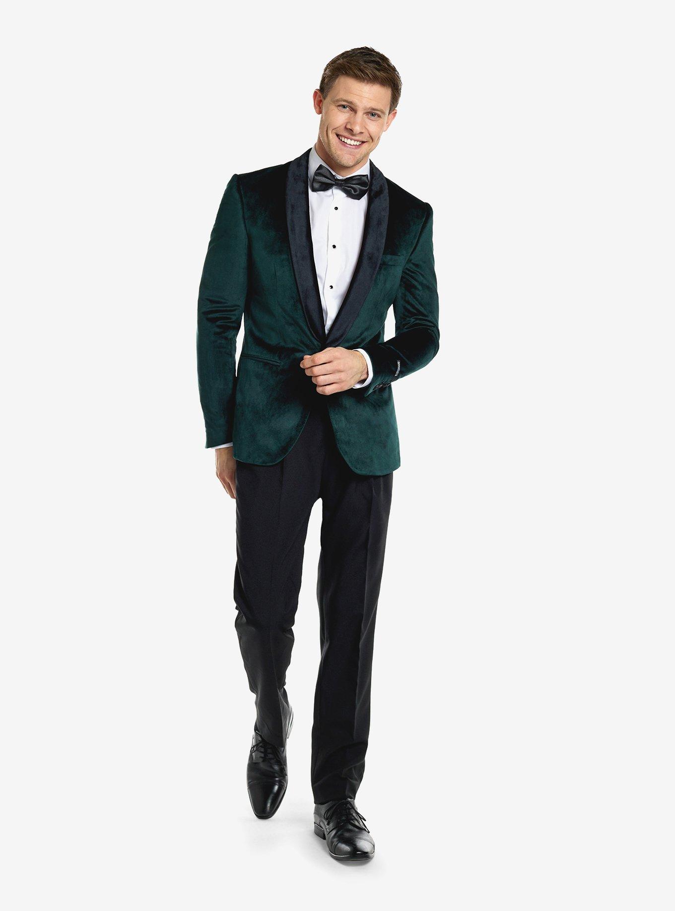 Rich Green Dinner Jacket, GREEN, alternate