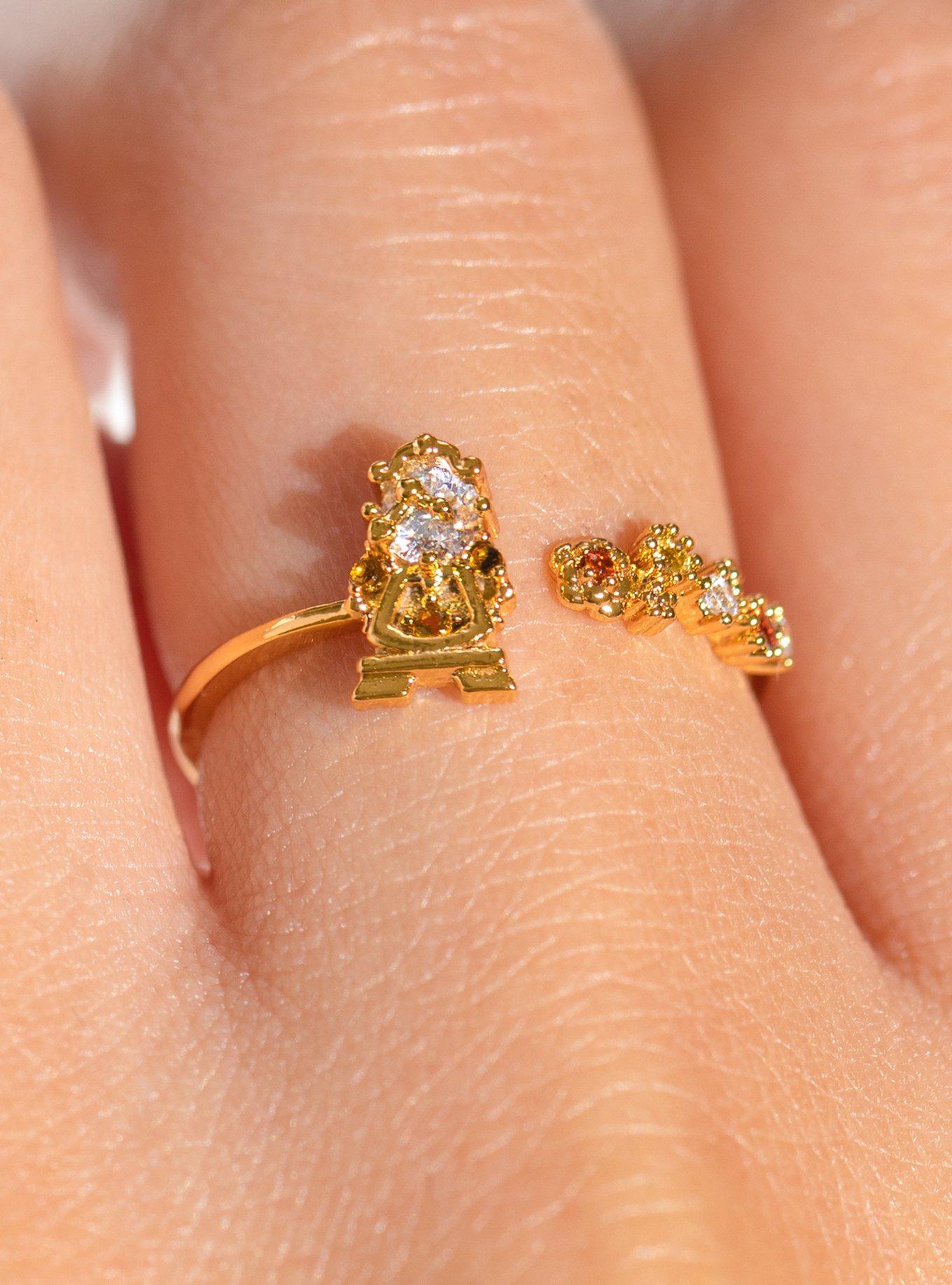 Disney X Girls Crew Beauty And The Beast Cogsworth Ring, , hi-res
