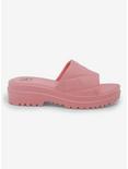 Dirty Laundry Pink Foam Chunky Sandals, PINK, alternate