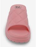 Dirty Laundry Pink Foam Chunky Sandals, PINK, alternate