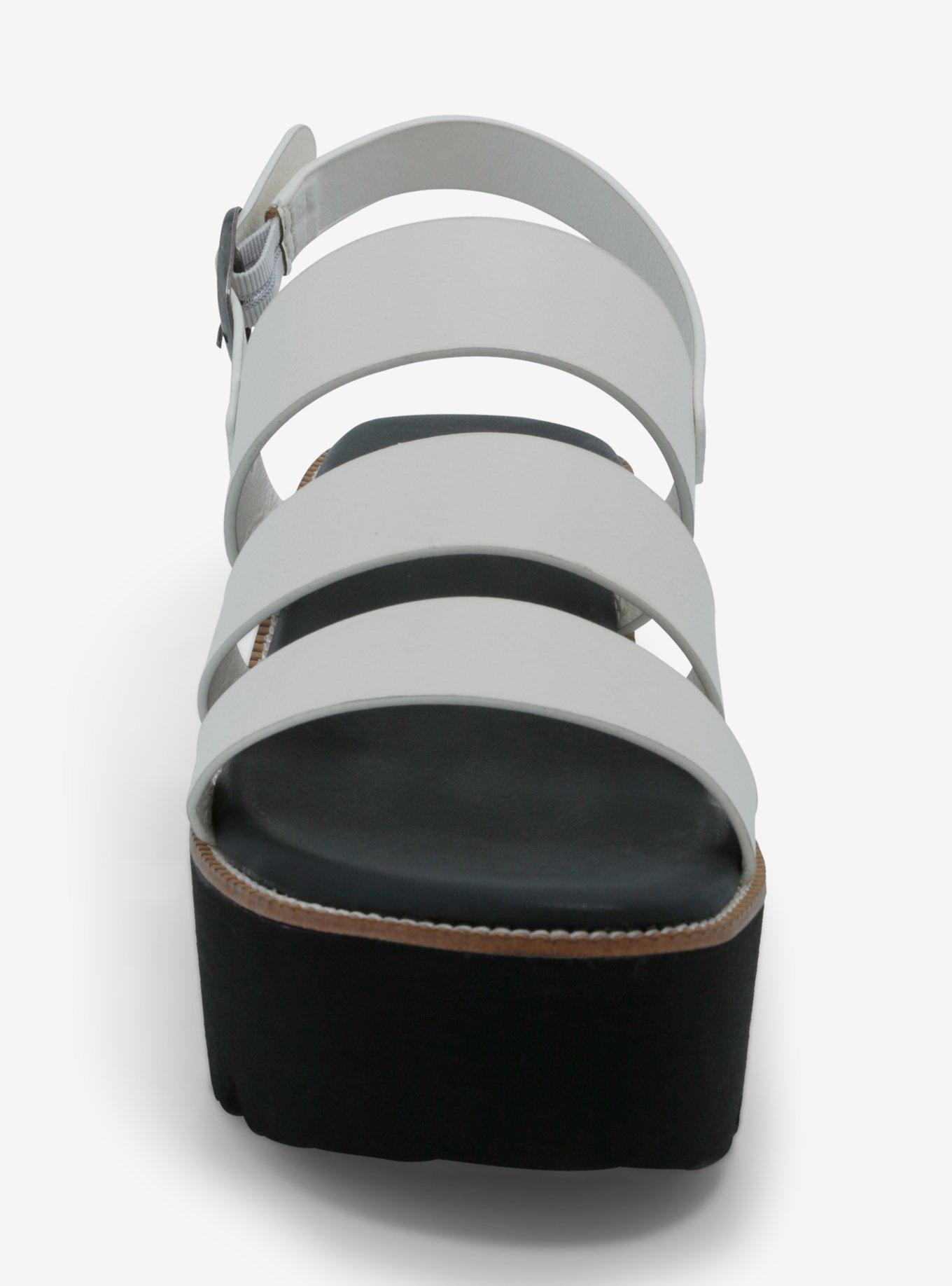 Dirty Laundry Triple Strap Platform Sandals, , alternate