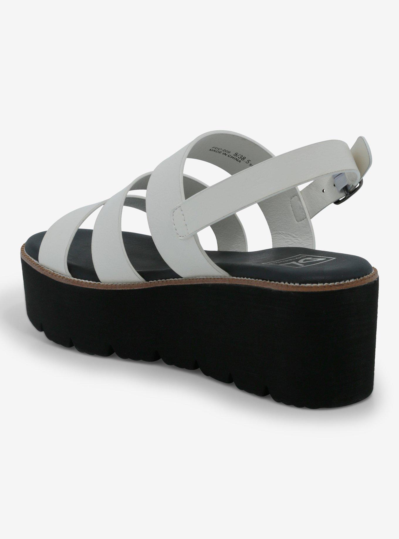 Dirty Laundry Triple Strap Platform Sandals, , alternate